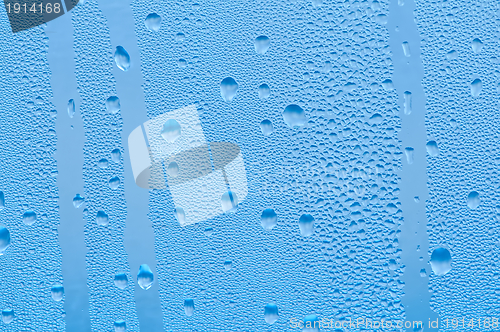 Image of rain drops on the window