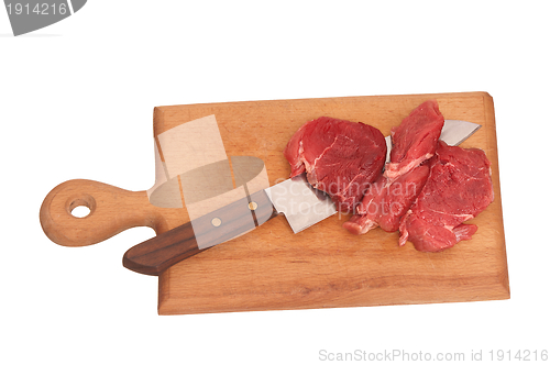 Image of Slices of the meat