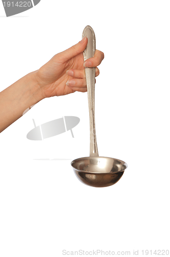 Image of holding ladle