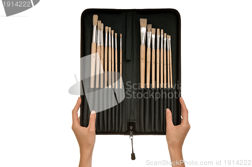 Image of Set of brushes