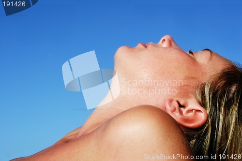 Image of Sunbathing Face