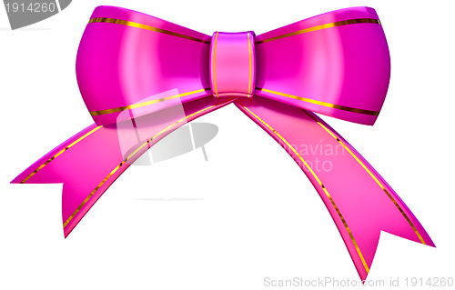 Image of lilac satin gift bow