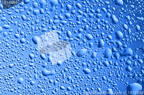 Image of rain drops on the window