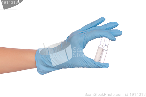 Image of ampules for making a vaccination