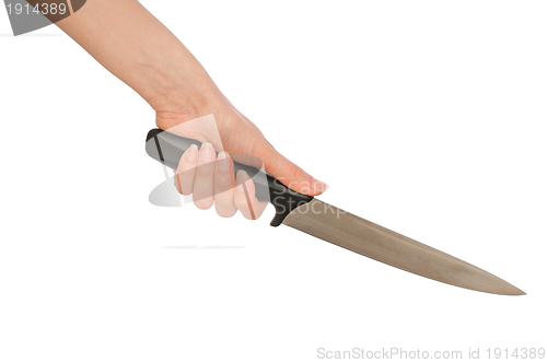 Image of cooking with knife