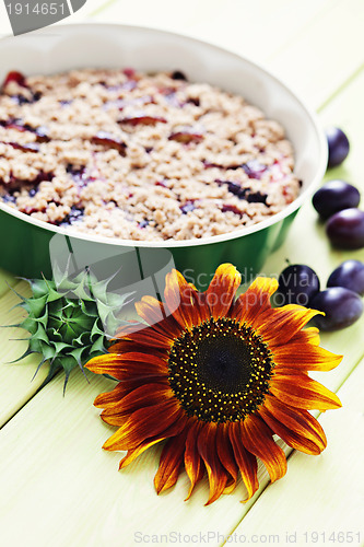 Image of plum pie