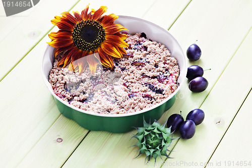 Image of plum pie