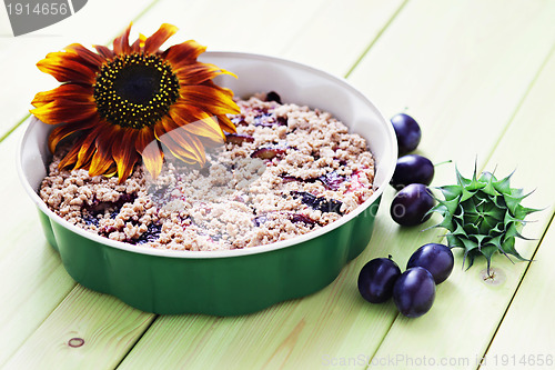 Image of plum pie