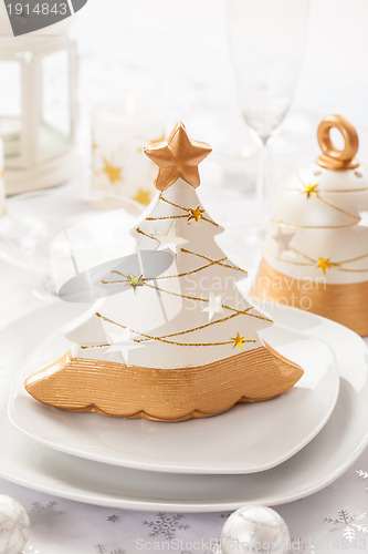 Image of Festive table for Christmas