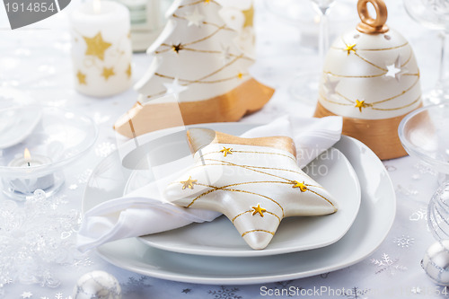 Image of Festive table for Christmas