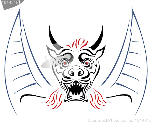 Image of Devil on sketch