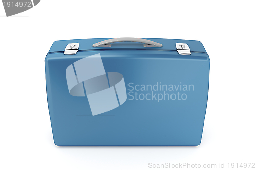 Image of Blue briefcase