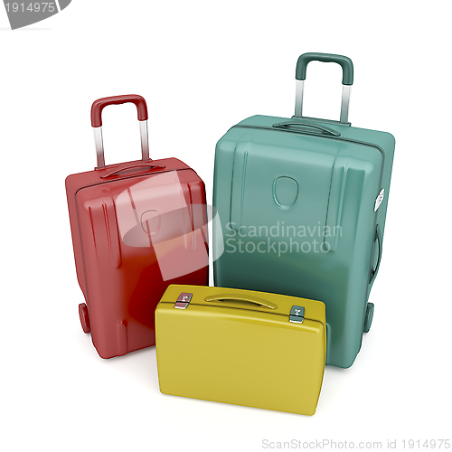 Image of Travel bags and briefcase