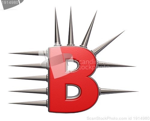 Image of prickles letter