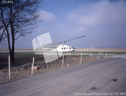 Image of UN helipad