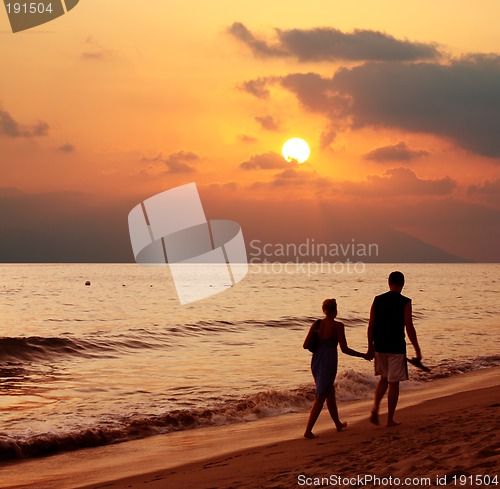 Image of Couple at sunset