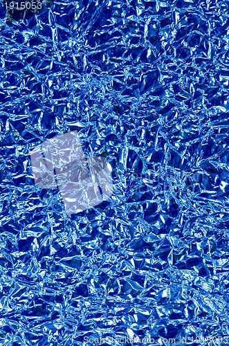 Image of Bent painted foil background closeup details 