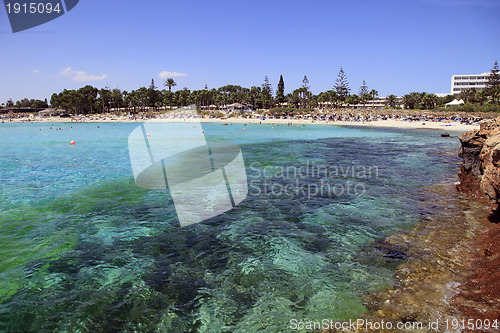 Image of The beach in Cyprus.