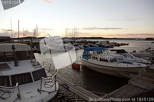 Image of Jomfruland the sunset.