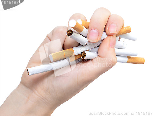 Image of broken cigarettes