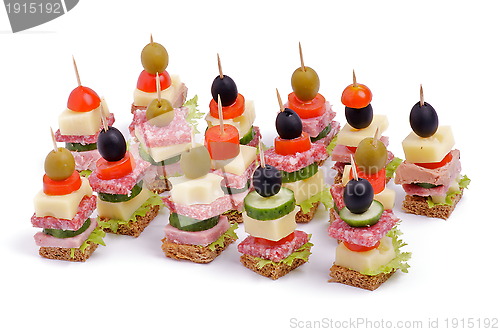 Image of Arrangement of Appetizers
