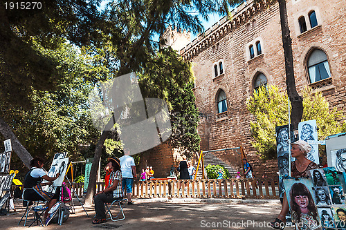 Image of Street Painters in Mallorca