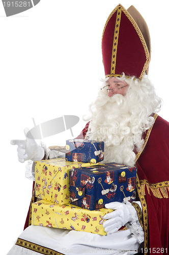 Image of Sinterklaas and presents