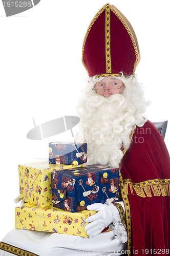 Image of Sinterklaas and presents