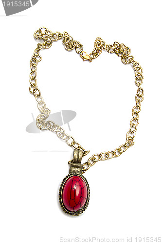 Image of Retro necklace and pendant