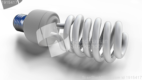 Image of Fluorescent light bulb