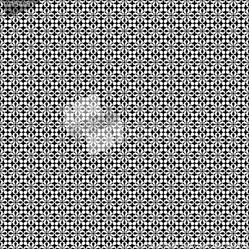 Image of Dots and floral pattern
