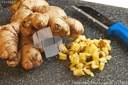 Image of sliced ginger