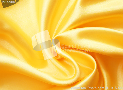 Image of Smooth elegant golden silk