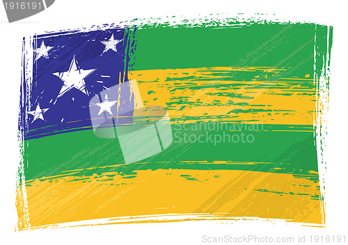 Image of Grunge Sergipe flag