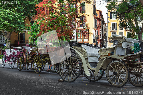 Image of Row of Carriages