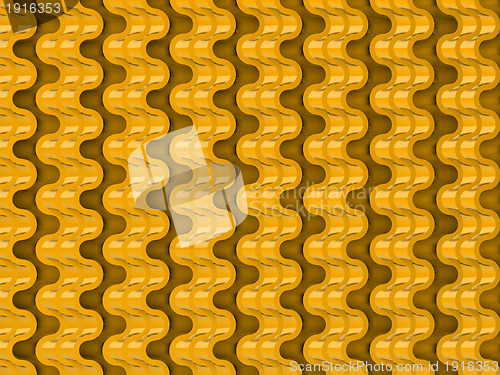 Image of Golden Wavy scales pattern useful as background