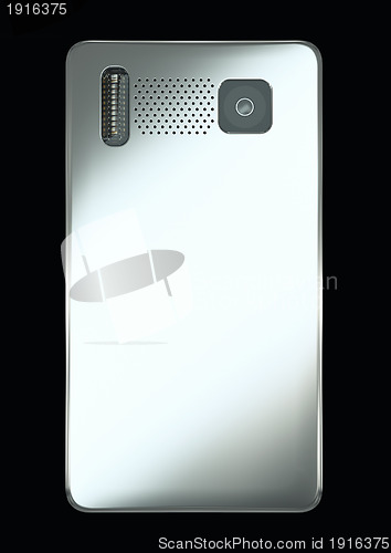 Image of Rear view of smart phone: camera and flash