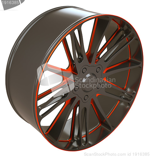Image of Vehicle disc or wheel isolated 