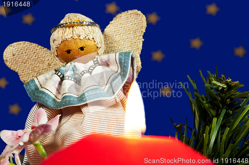 Image of candlelight with angel