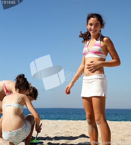 Image of Girls on the beach