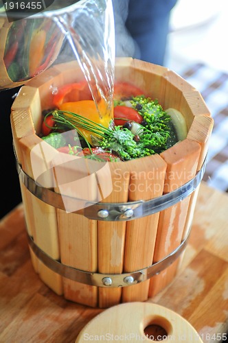 Image of preserving tomatoes