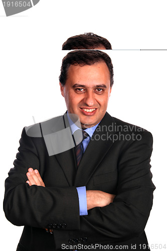 Image of happy businessman