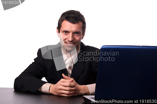 Image of happy businessman