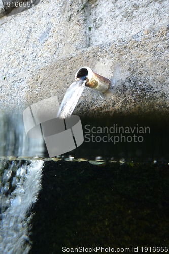 Image of water fountain, water fountain of life, nature