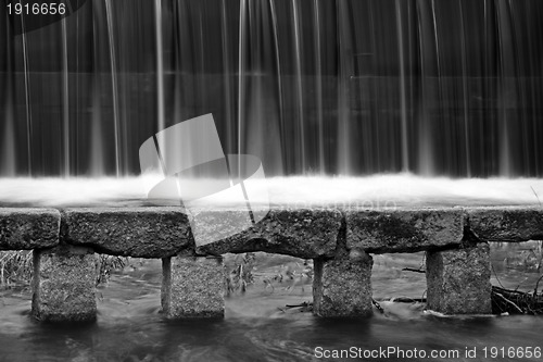 Image of Flowing water the river in Portugal