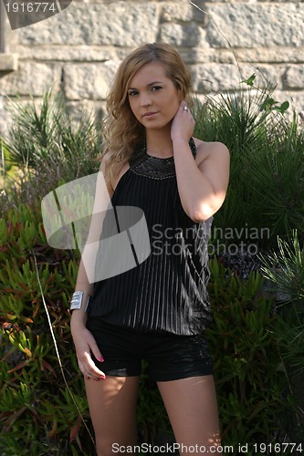 Image of beautiful fashion girl photo