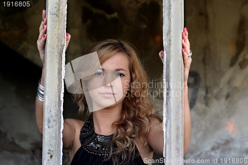 Image of beautiful fashion girl photo