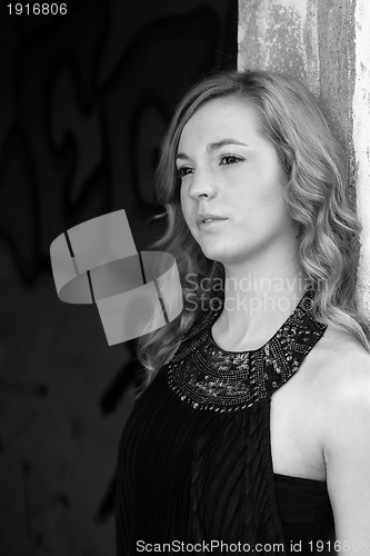 Image of beautiful fashion girl photo