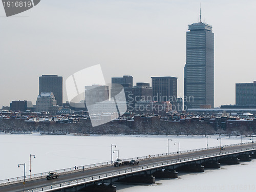 Image of Boston Charles River winter