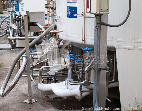 Image of Liquid nitrogen handling equipment